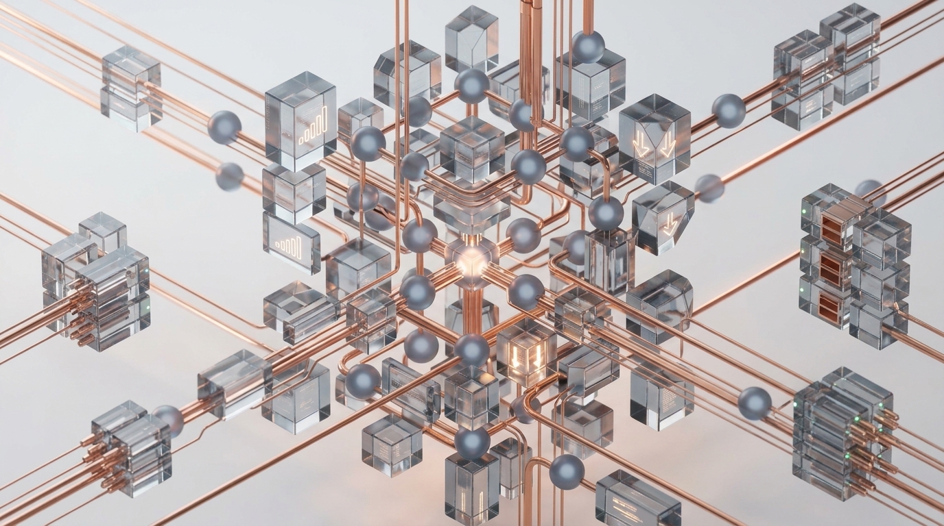 Abstract visualization of KillSwitch network ports and terminal interfaces